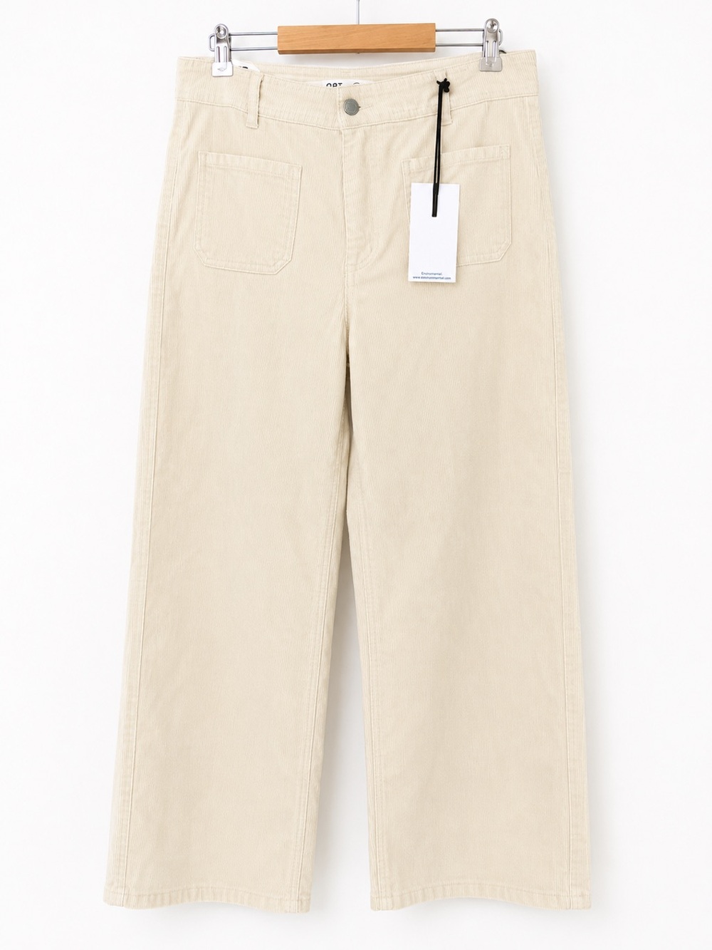 OAT New York High Rise Wide Leg Corduroy Pants NWT – Cream – Size 12/31